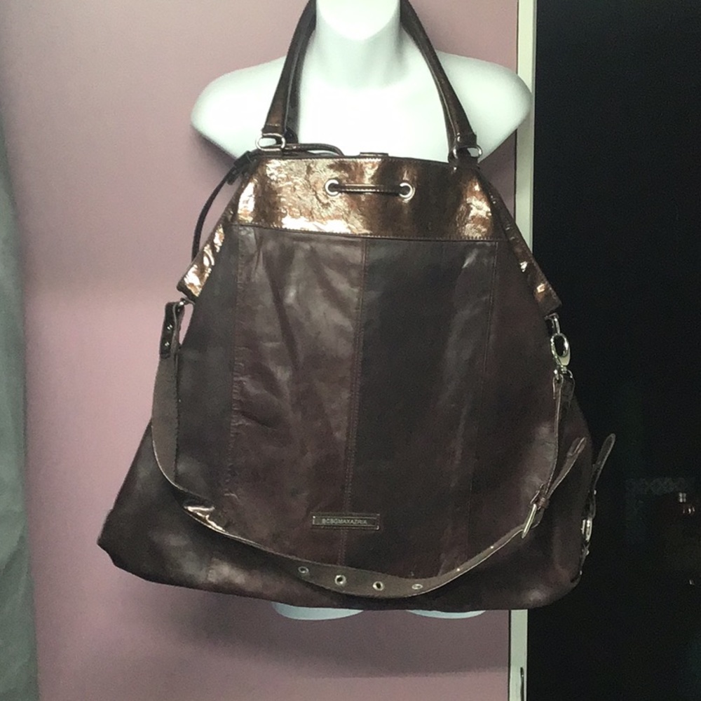 BCBG leather tote bag